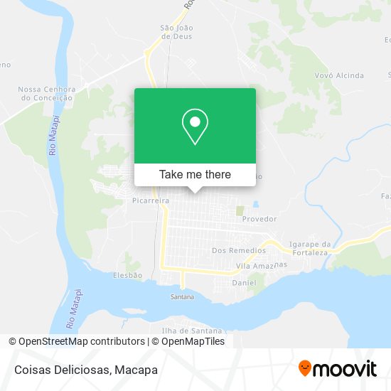 Coisas Deliciosas map