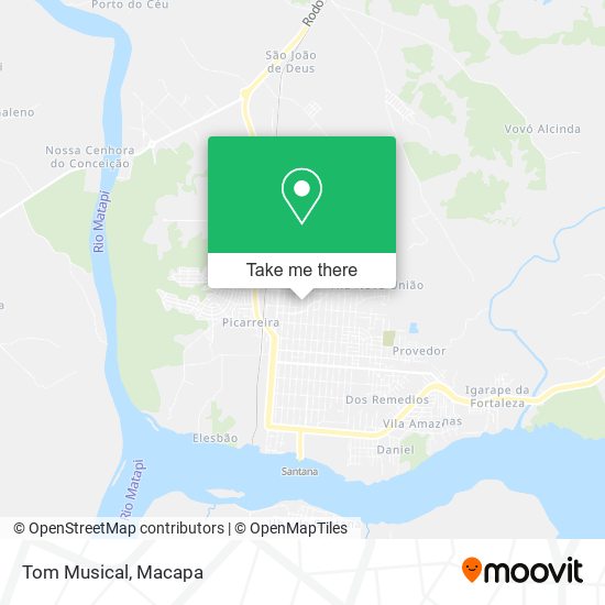 Mapa Tom Musical