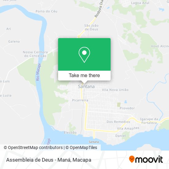 Assembleia de Deus - Maná map