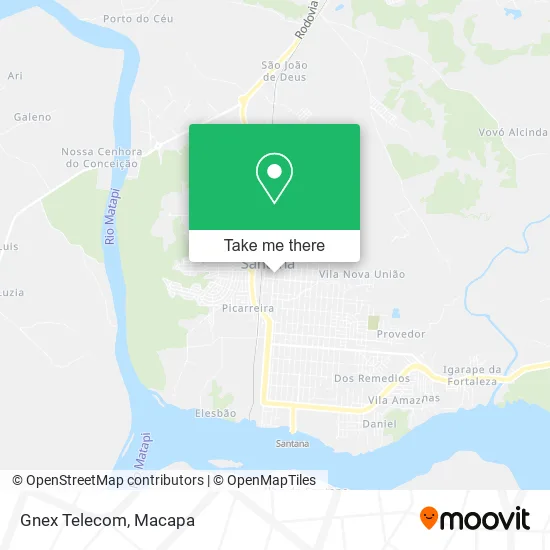 Gnex Telecom map