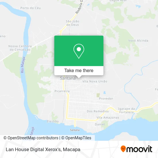 Lan House Digital Xerox's map
