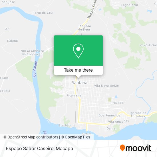 Espaço Sabor Caseiro map