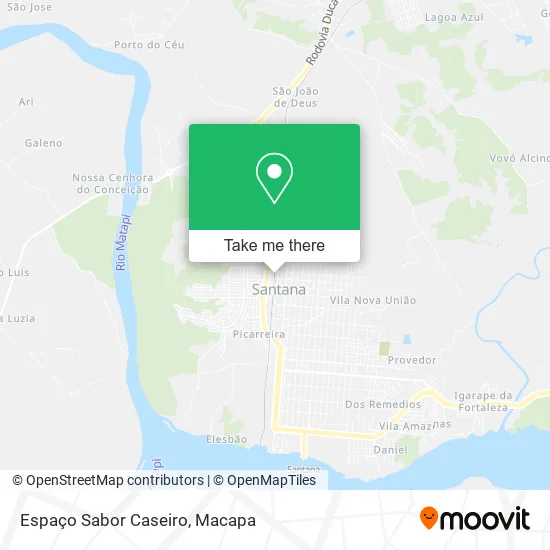 Espaço Sabor Caseiro map