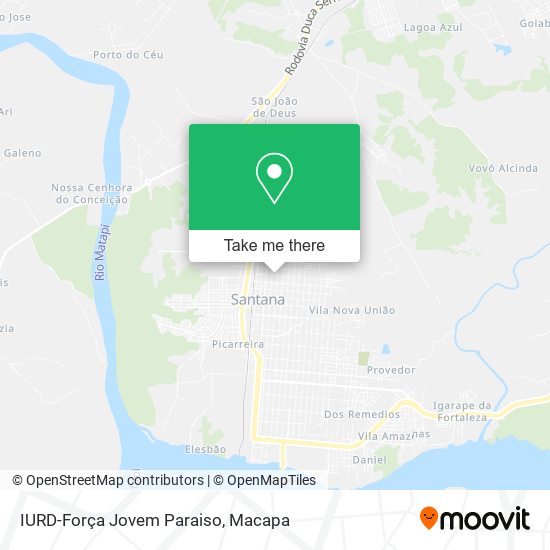 IURD-Força Jovem Paraiso map