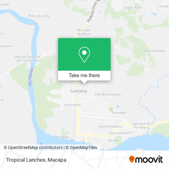 Tropical Lanches map