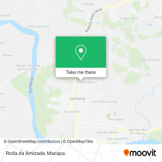 Roda da Amizade map
