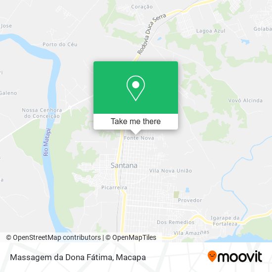 Mapa Massagem da Dona Fátima
