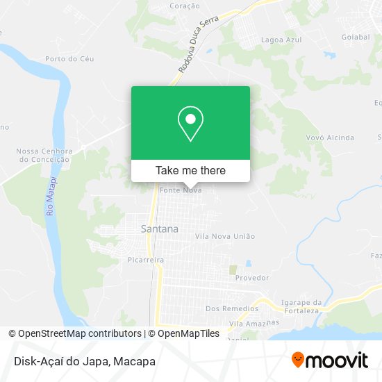 Disk-Açaí do Japa map