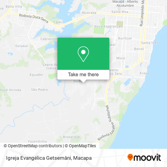 Igreja Evangélica Getsemâni map