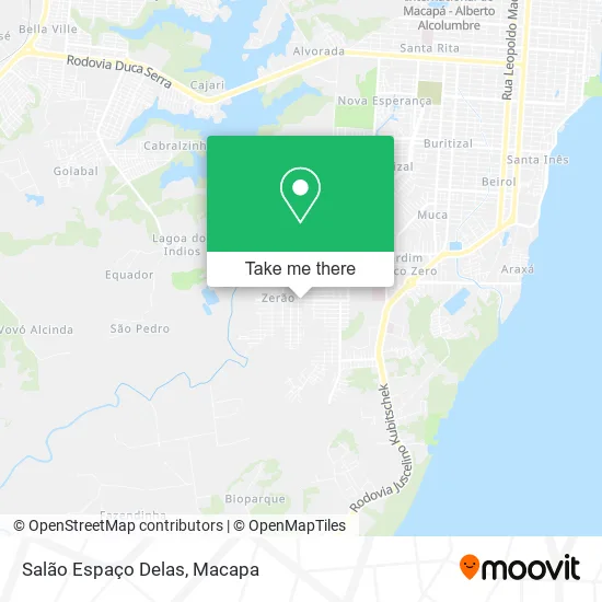 Salão Espaço Delas map