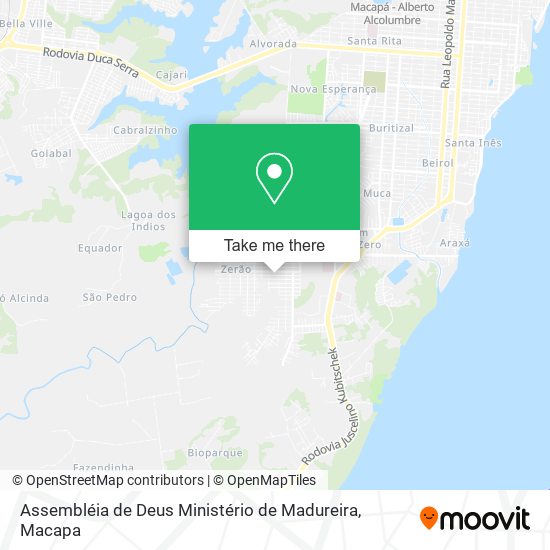 Mapa Assembléia de Deus Ministério de Madureira