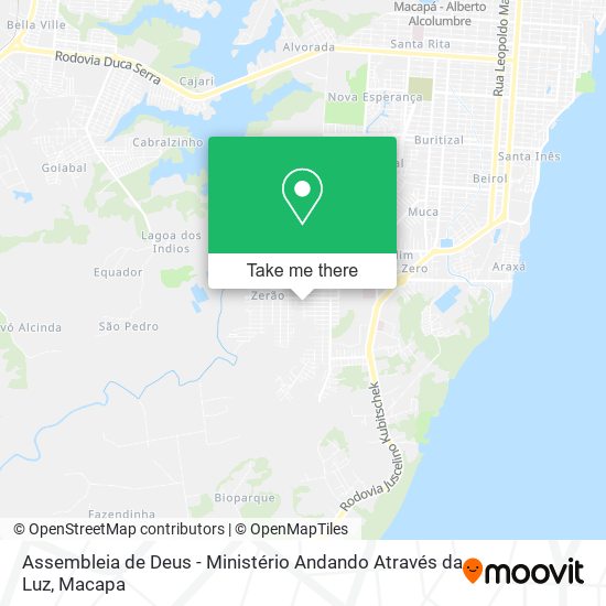 Assembleia de Deus - Ministério Andando Através da Luz map