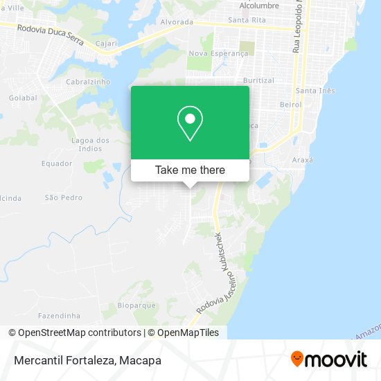 Mercantil Fortaleza map