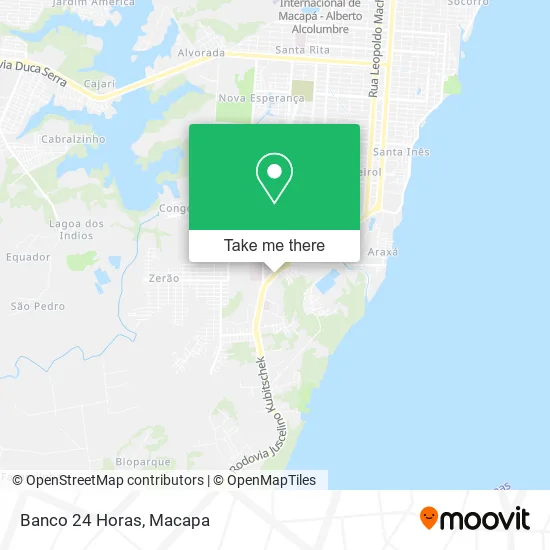 Banco 24 Horas map