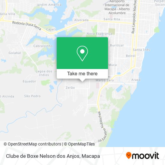 Mapa Clube de Boxe Nelson dos Anjos