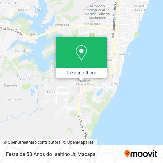 Festa de 50 Anos do Isaltino Jr map