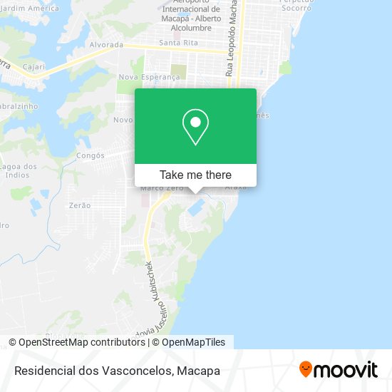 Residencial dos Vasconcelos map