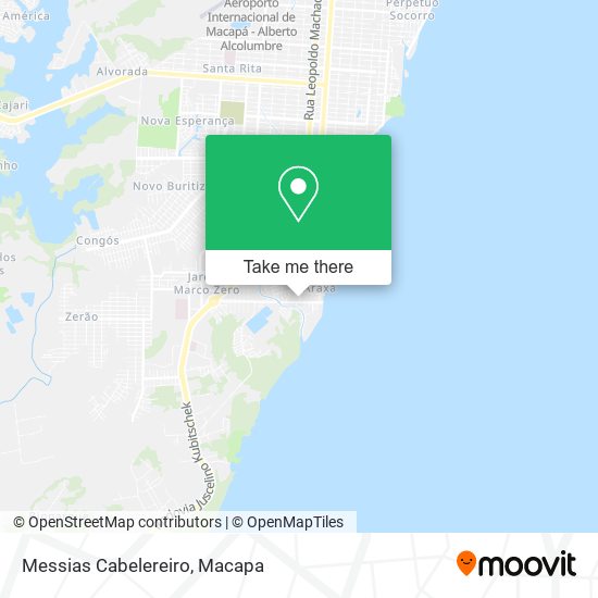 Mapa Messias Cabelereiro