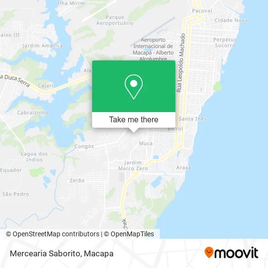 Mercearia Saborito map