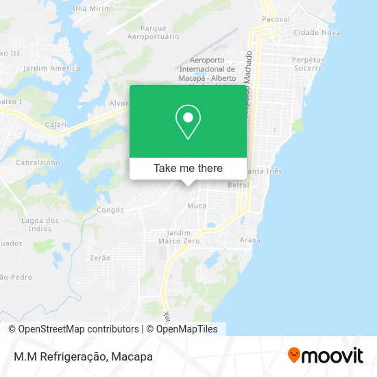 M.M Refrigeração map