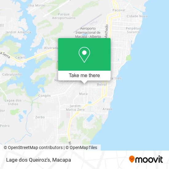 Lage dos Queiroz's map