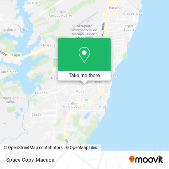Space Copy map