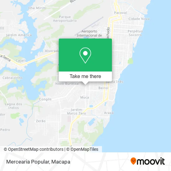 Mercearia Popular map