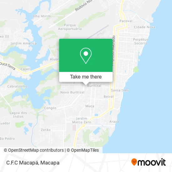 C.F.C Macapá map