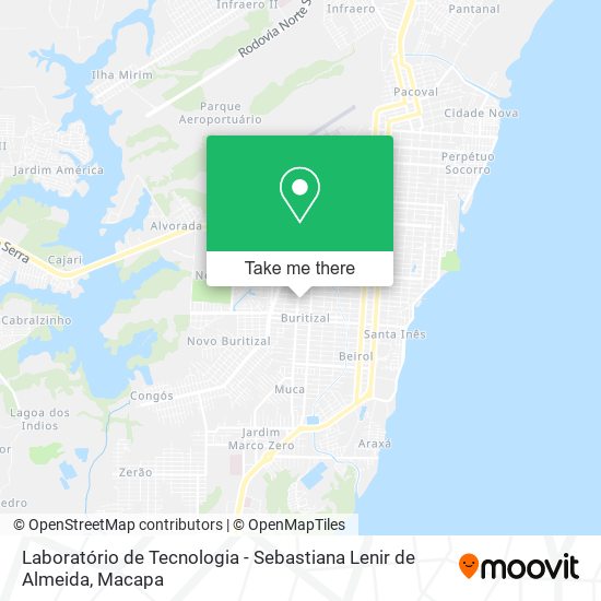 Laboratório de Tecnologia - Sebastiana Lenir de Almeida map