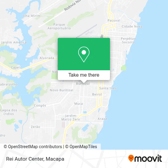 Rei Autor Center map