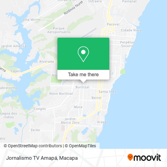 Mapa Jornalismo TV Amapá