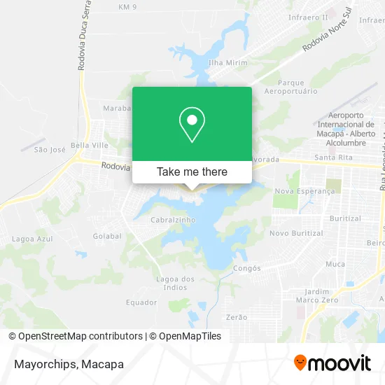 Mayorchips map