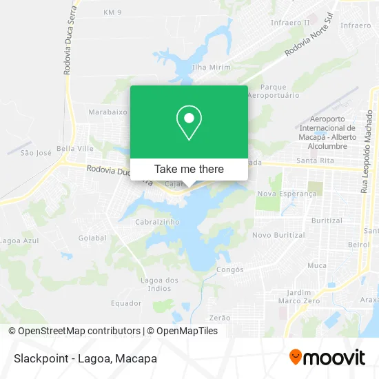 Slackpoint - Lagoa map