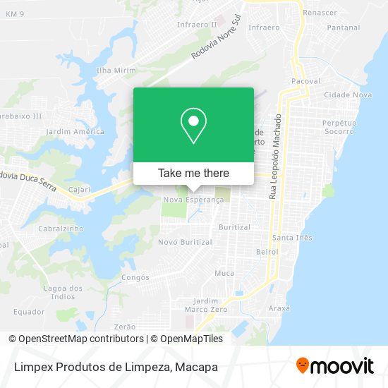 Limpex Produtos de Limpeza map