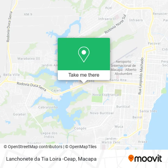 Lanchonete da Tia Loira -Ceap map