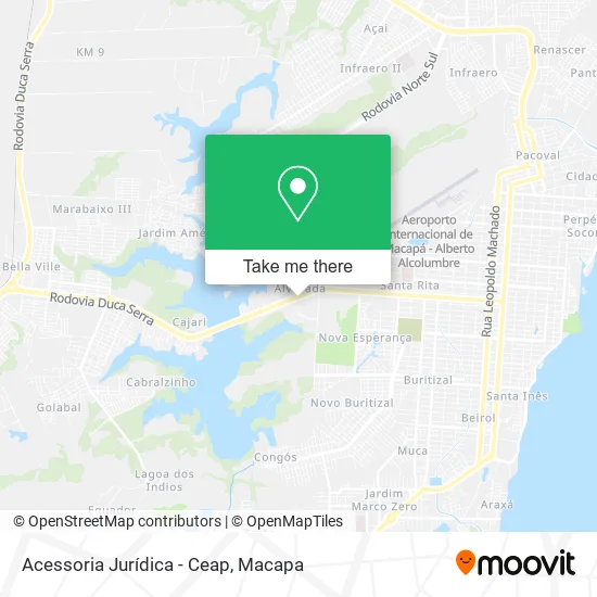Acessoria Jurídica - Ceap map