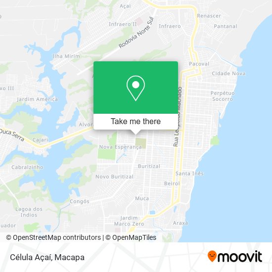 Célula Açaí map