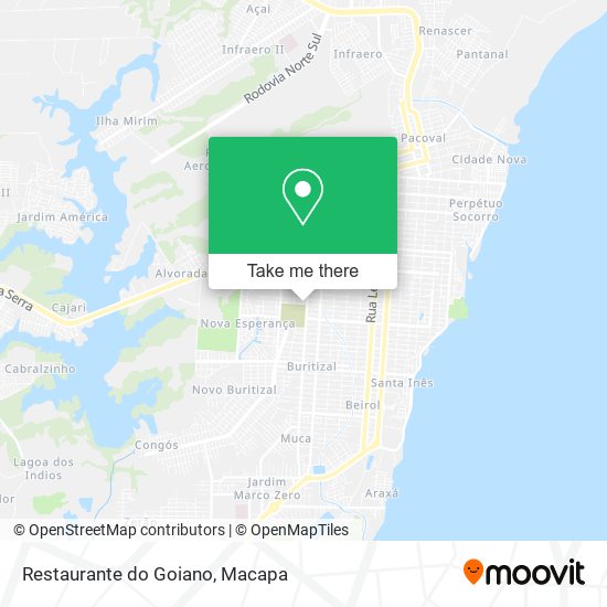 Restaurante do Goiano map