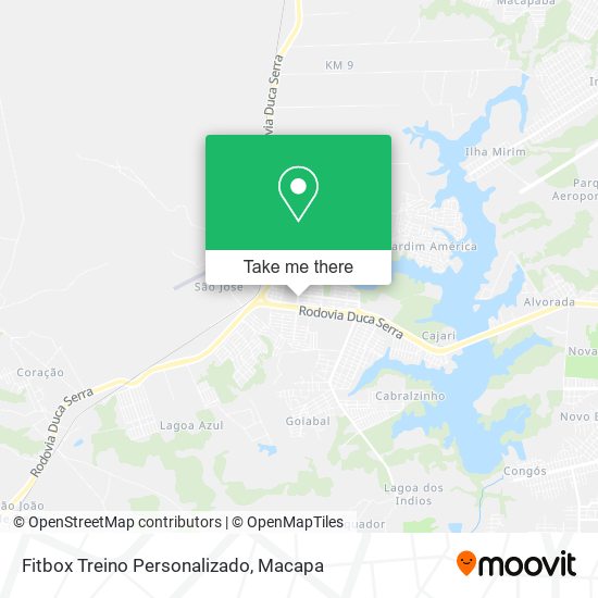 Fitbox Treino Personalizado map