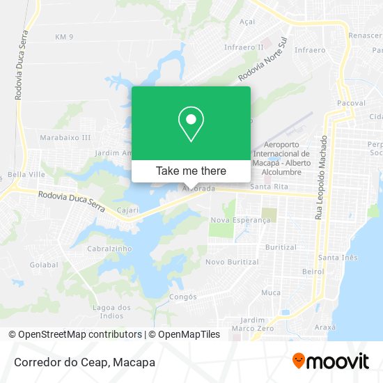 Corredor do Ceap map