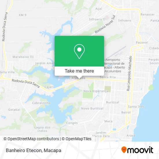 Banheiro Etecon map