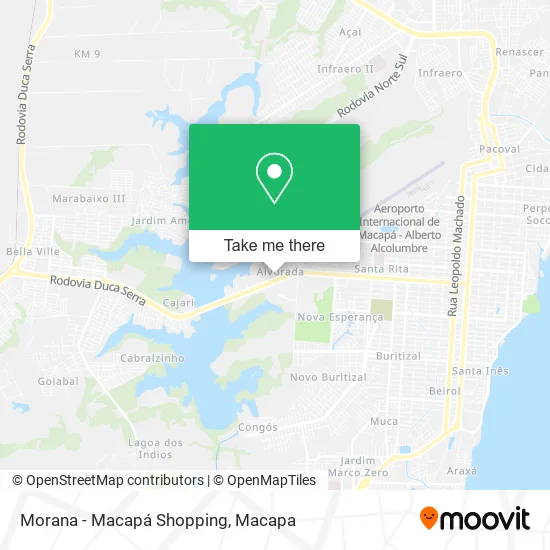 Morana - Macapá Shopping map