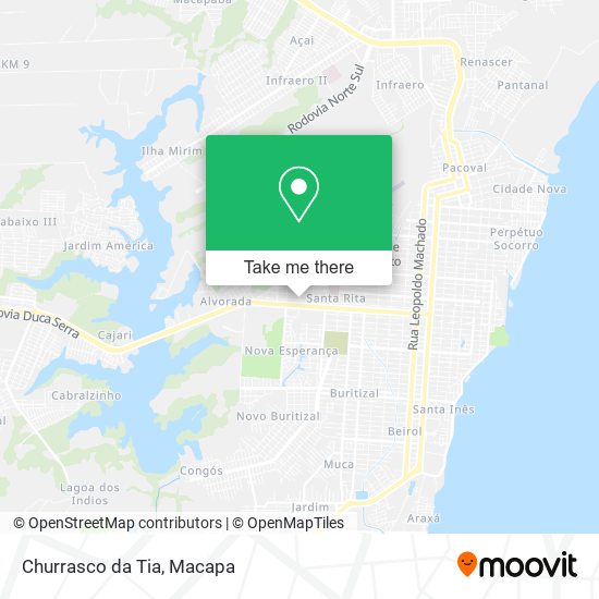 Churrasco da Tia map