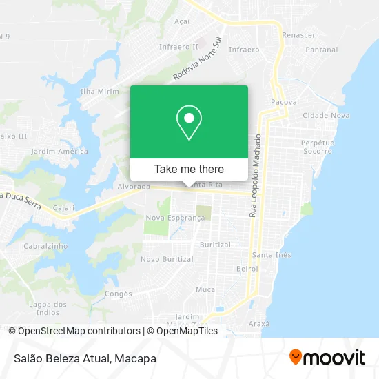 Salão Beleza Atual map