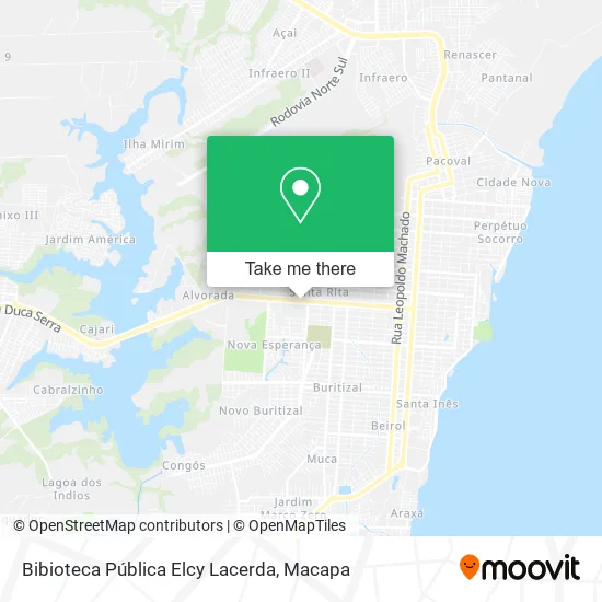 Bibioteca Pública Elcy Lacerda map