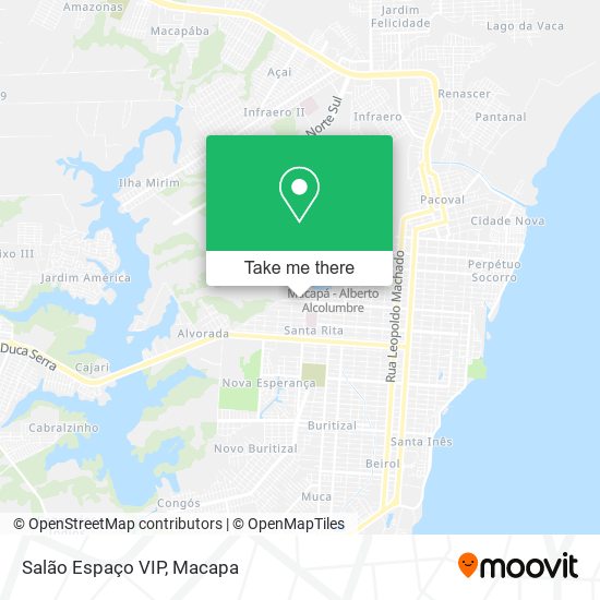 Salão Espaço VIP map