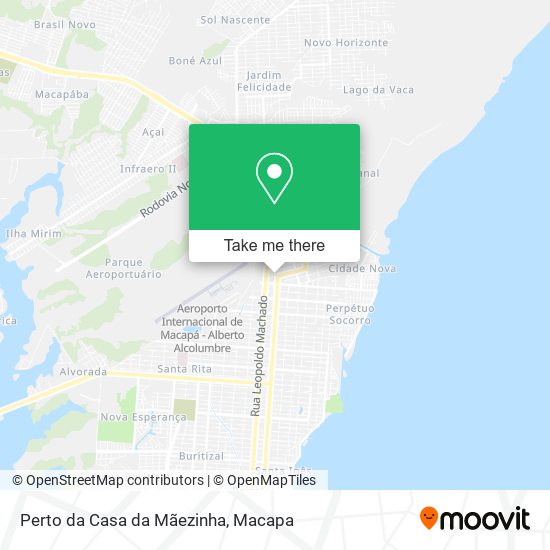 Perto da Casa da Mãezinha map