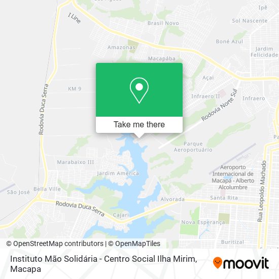 Instituto Mão Solidária - Centro Social Ilha Mirim map