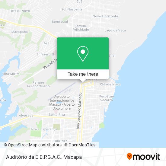 Auditório da E.E.P.G.A.C. map