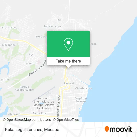 Kuka Legal Lanches map